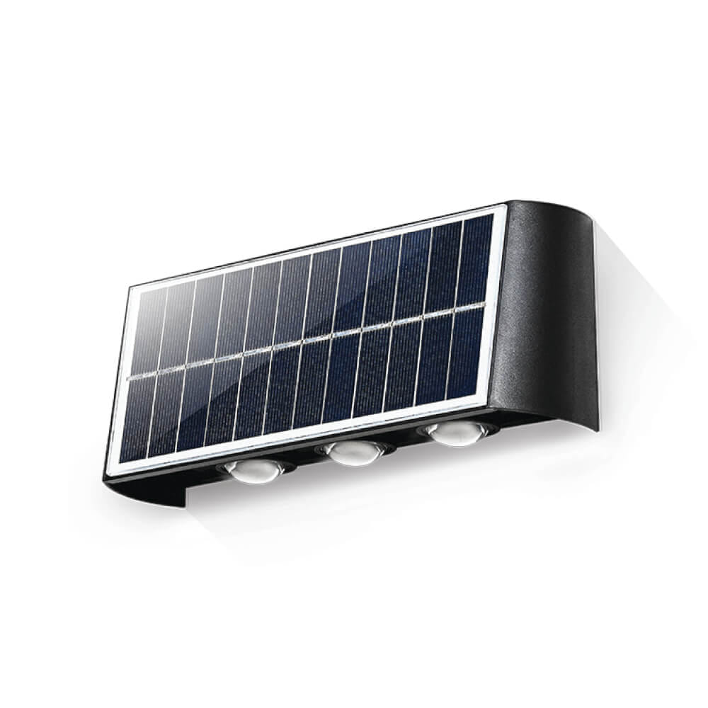 ไฟผนังภายนอก SOLAR SL LIGHTING WASH 6 วัตต์ WARM WHITE สีดำ_0