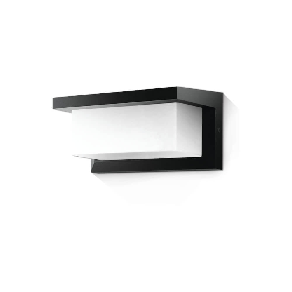ไฟผนังภายนอก SOLAR SL LIGHTING RE2 8 วัตต์ WARM WHITE/COOL WHITE/DAY LIGHT สีดำ_0