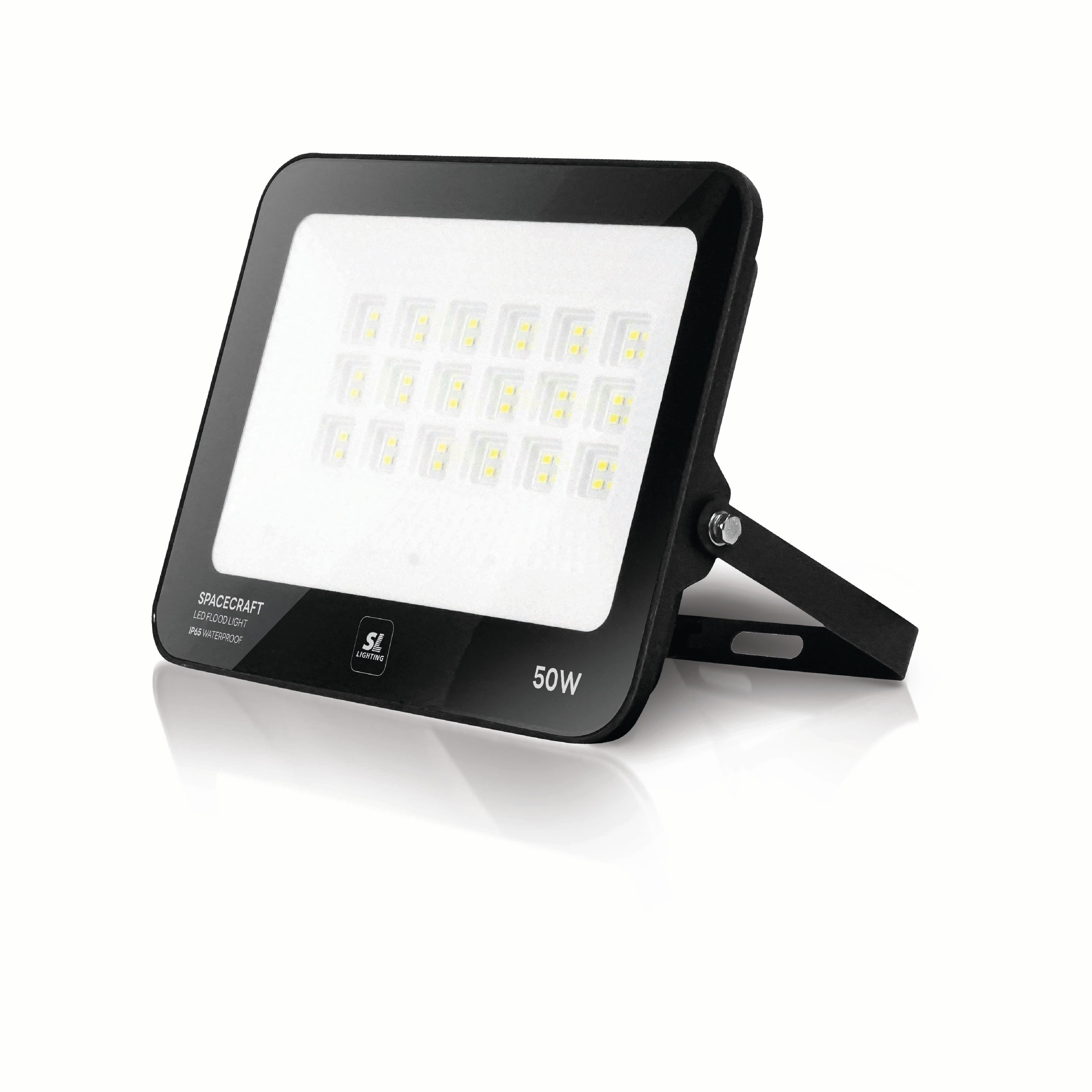 สปอตไลท์ LED SL LIGHTING SPACECRAFT 50 วัตต์ DAYLIGHT สีดำ
