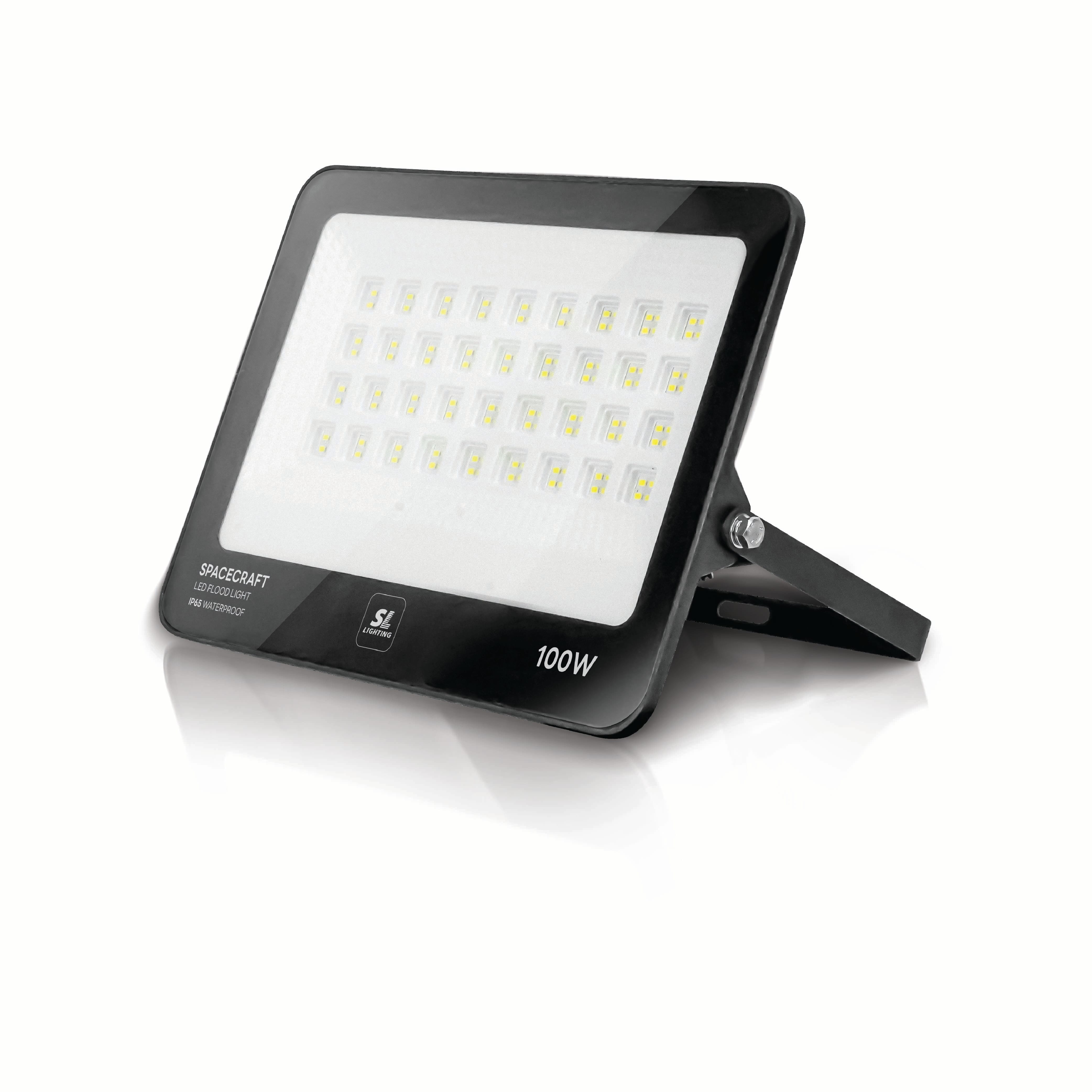 สปอตไลท์ LED SL LIGHTING SPACECRAFT 100 วัตต์ DAYLIGHT สีดำ