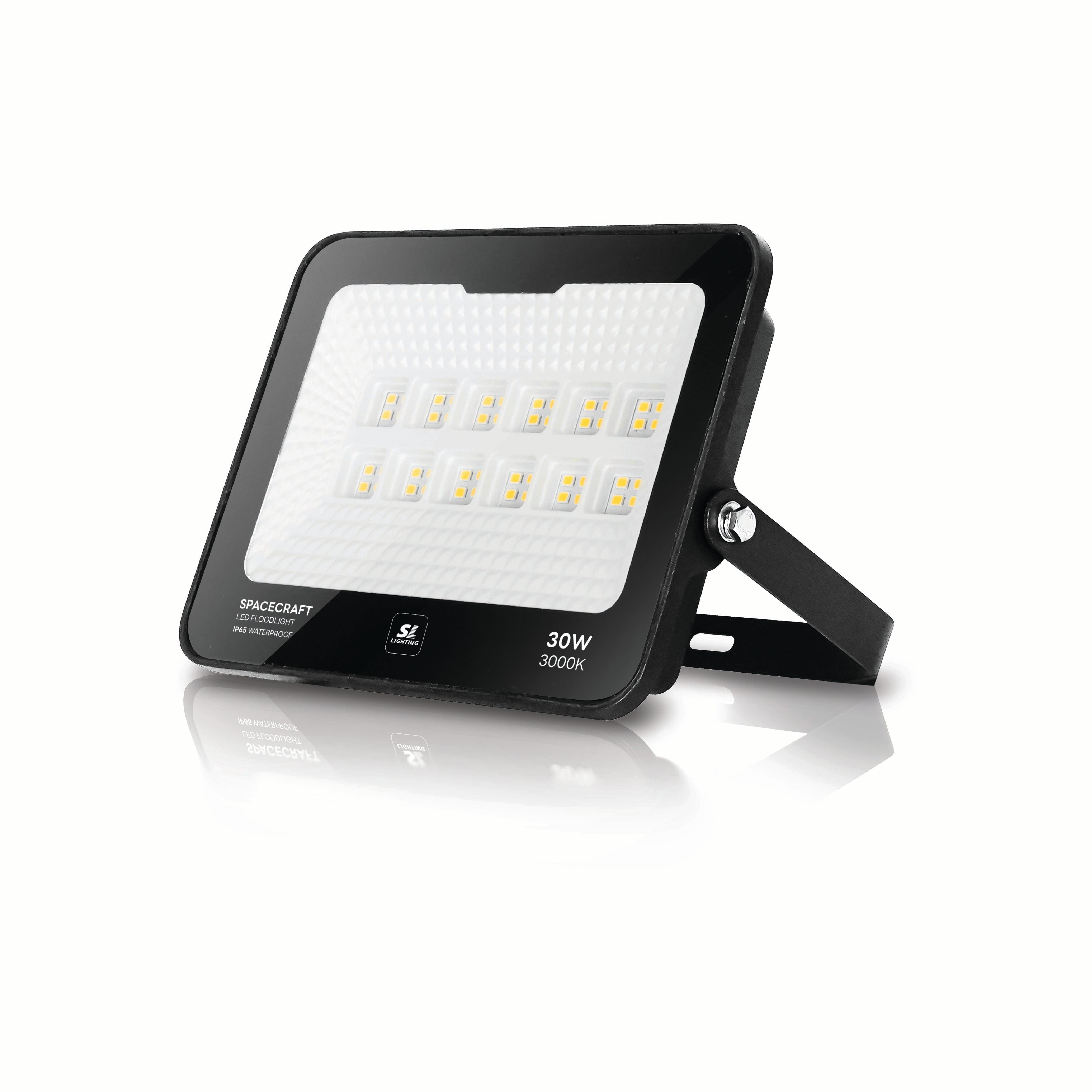สปอตไลท์ LED SL LIGHTING SPACECRAFT 30 วัตต์ WARM WHITE สีดำ_0