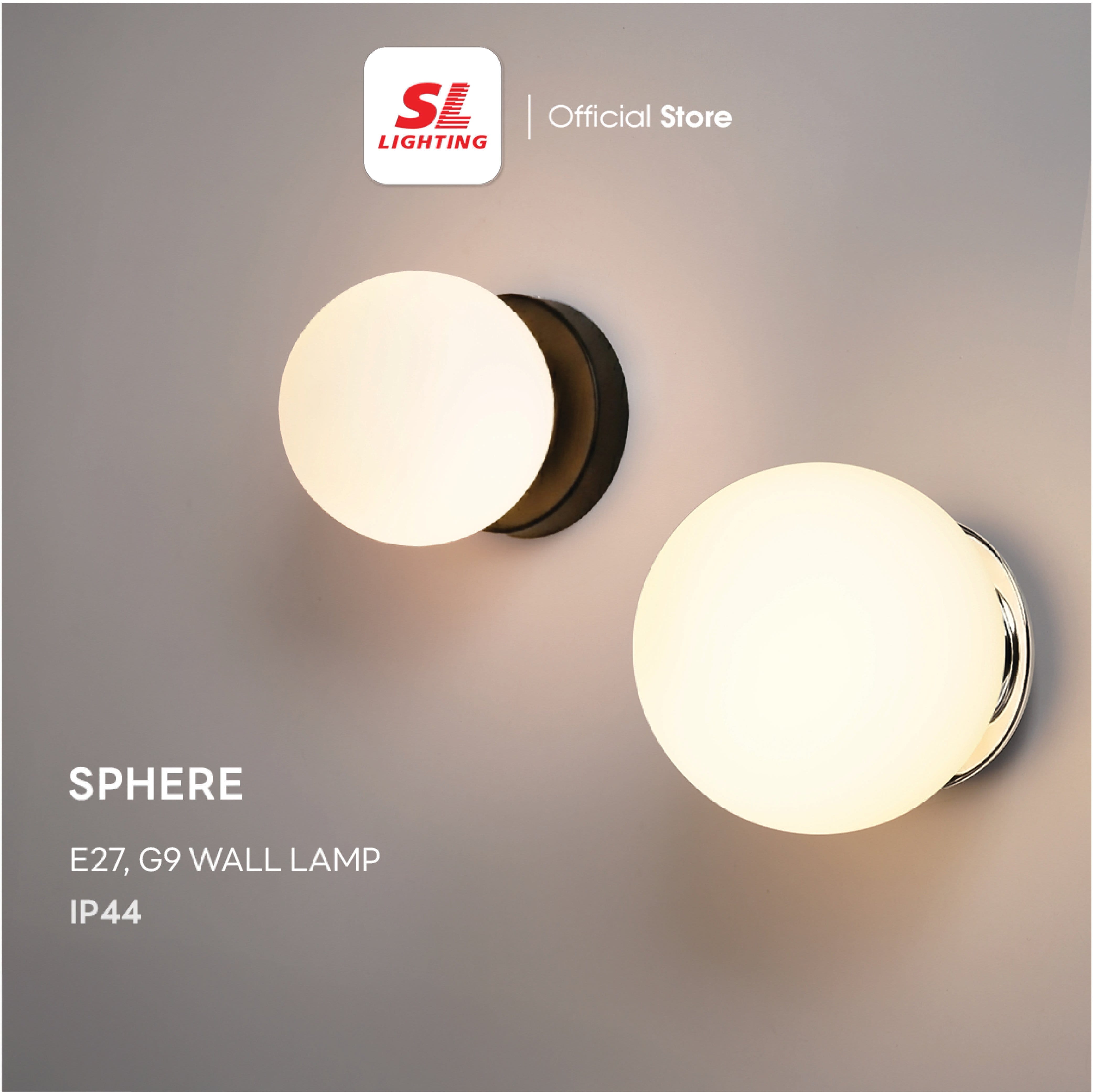 ไฟกิ่งภายใน SL LIGHTING SPHERE G9 12 ซม. สีขาว