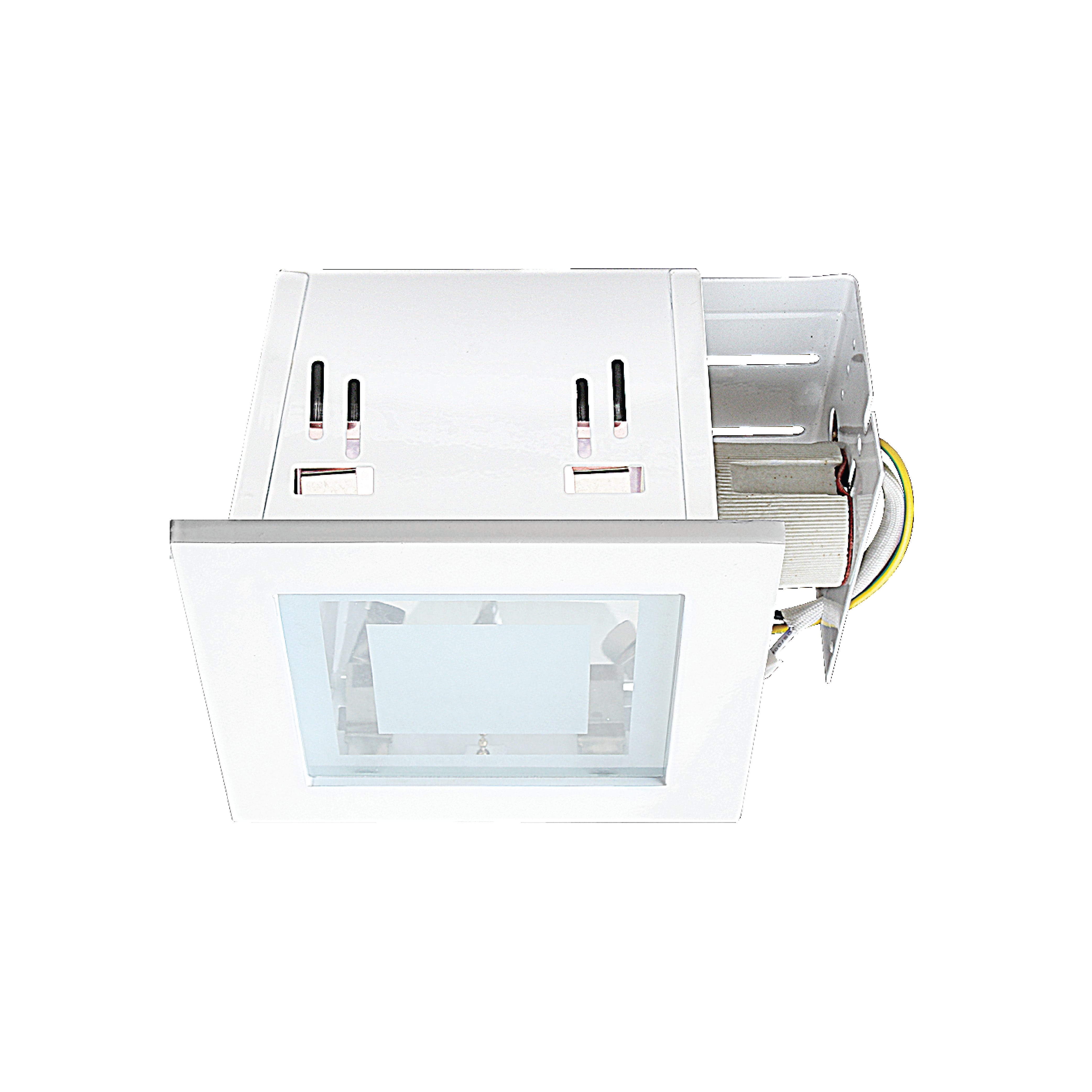 ดาวน์ไลท์ SL LIGHTING 612 E27 กลม สีขาว กระจกฝ้าตรงกลาง