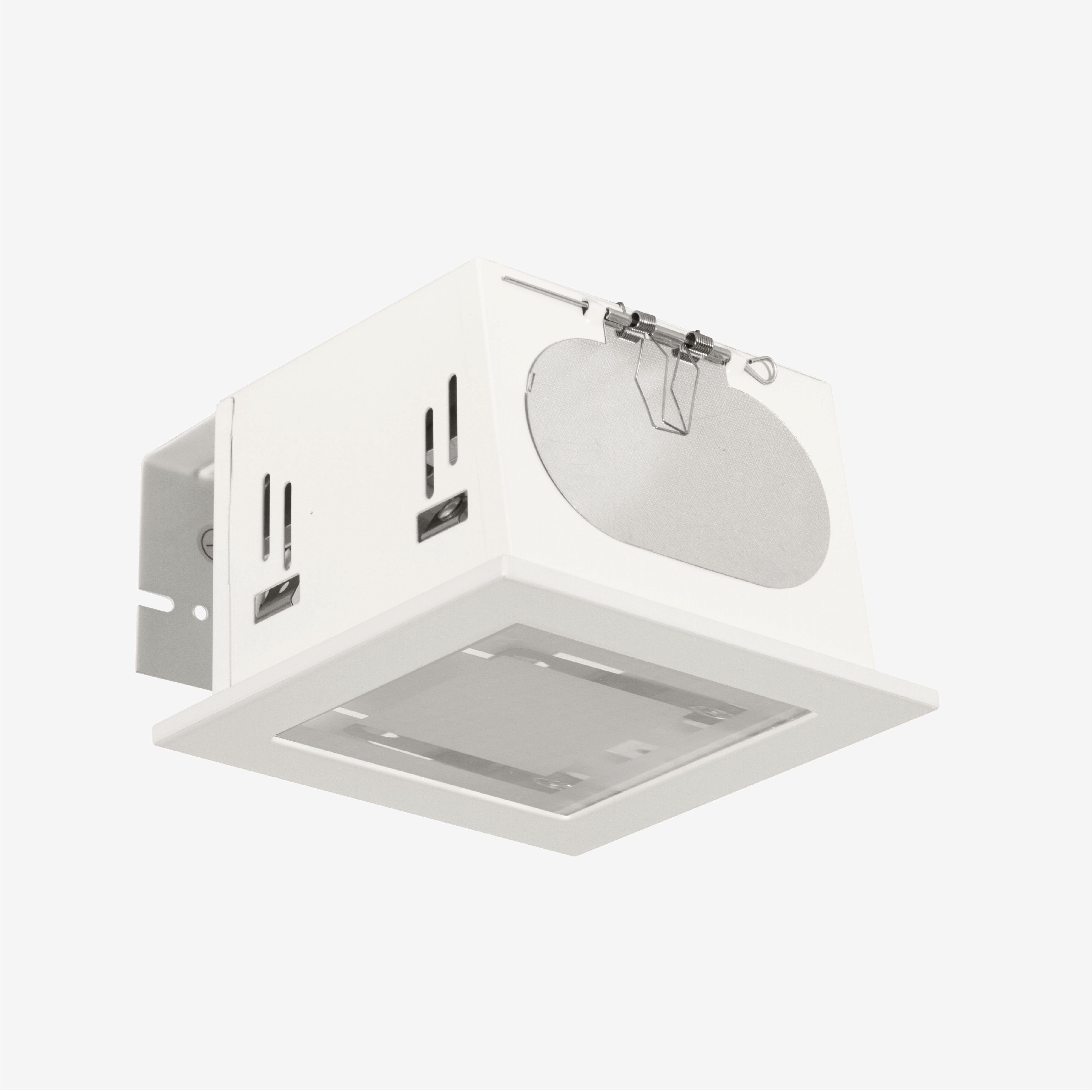 ดาวน์ไลท์ SL LIGHTING 612 E27 กลม สีขาว กระจกฝ้าตรงกลาง
