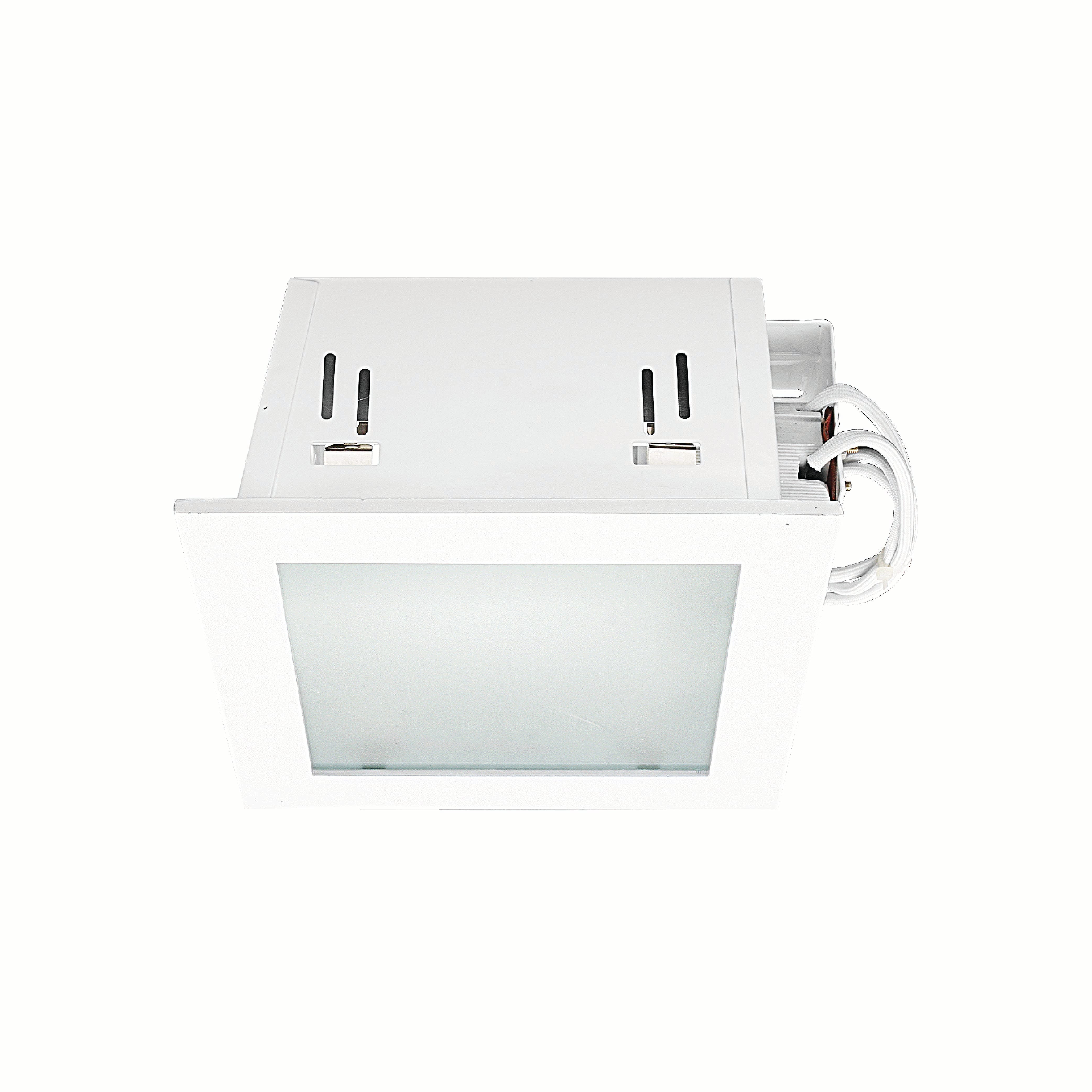 ดาวน์ไลท์ SL LIGHTING 612 E27 กลม สีขาว กระจกฝ้า 2 ขั้ว_0