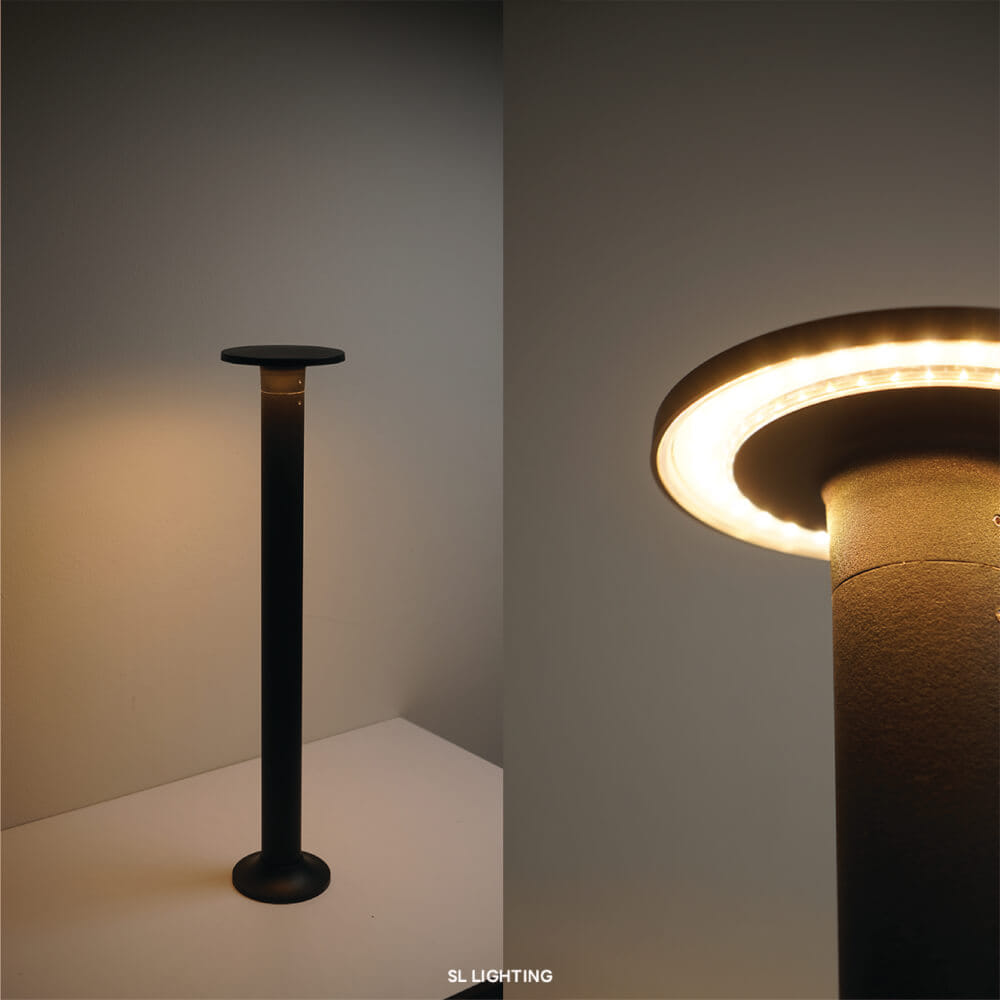 ไฟทางเดิน LED SL LIGHTING TER-01 12 วัตต์ WARM WHITE สีดำ