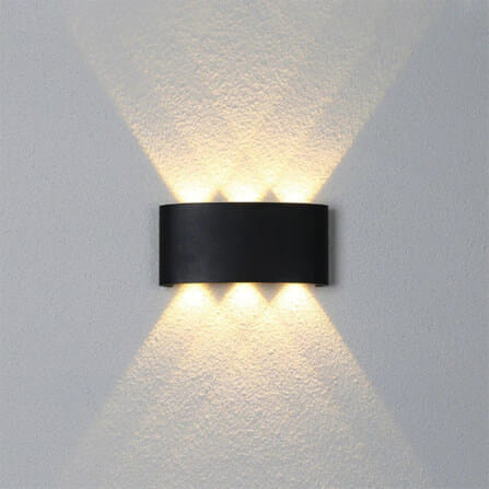 ไฟผนังภายนอก LED SL LIGHTING TER-06-3P 5.5 วัตต์ WARM WHITE สีดำ_5