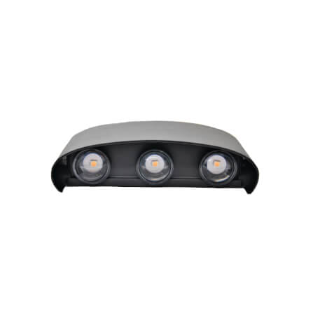 ไฟผนังภายนอก LED SL LIGHTING TER-06-3P 5.5 วัตต์ WARM WHITE สีดำ_0