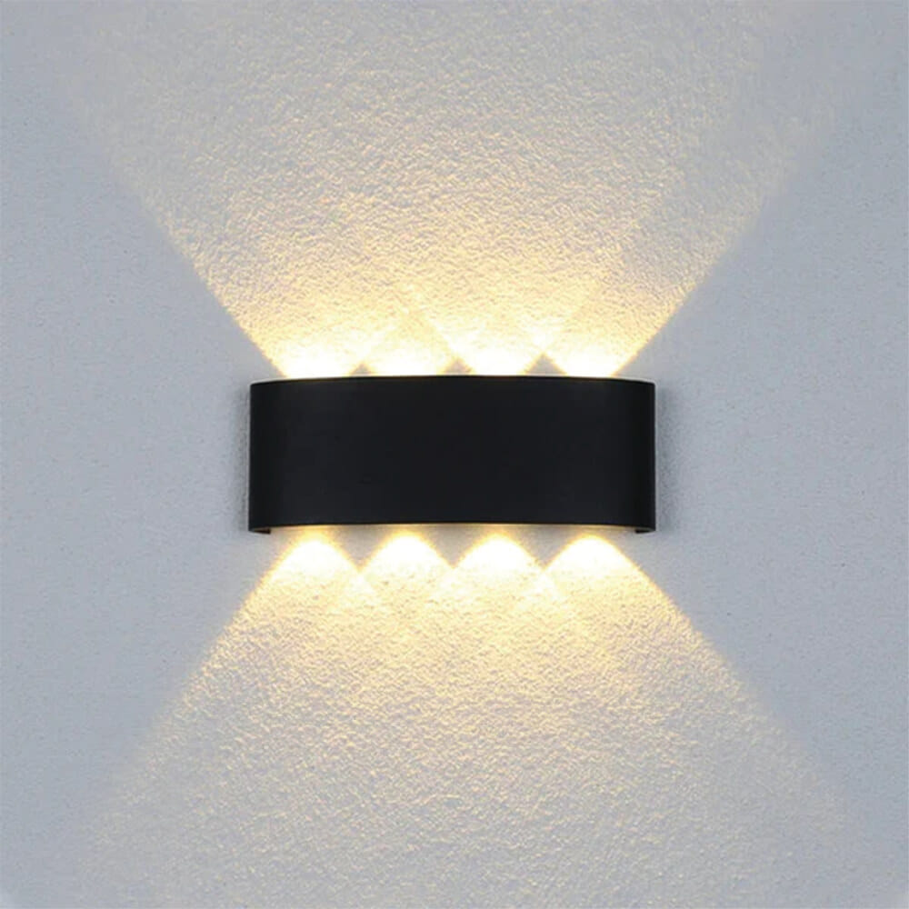 ไฟผนังภายนอก LED SL LIGHTING TER-06-4P 8 วัตต์ WARM WHITE สีดำ