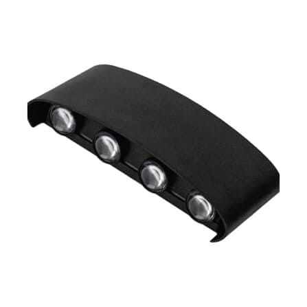ไฟผนังภายนอก LED SL LIGHTING TER-06-4P 8 วัตต์ WARM WHITE สีดำ_0
