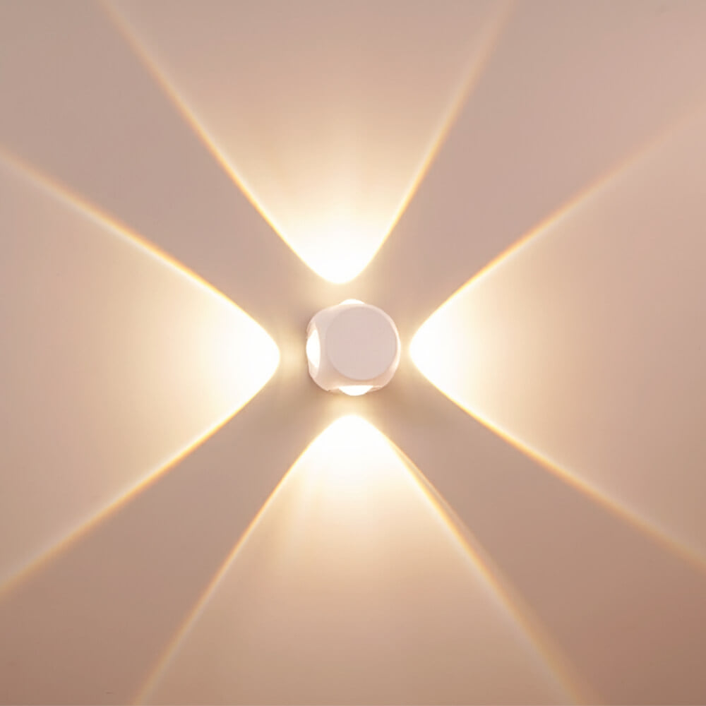ไฟผนังภายนอก LED SL LIGHTING TER-07-4R 4 วัตต์ WARM WHITE สีขาว
