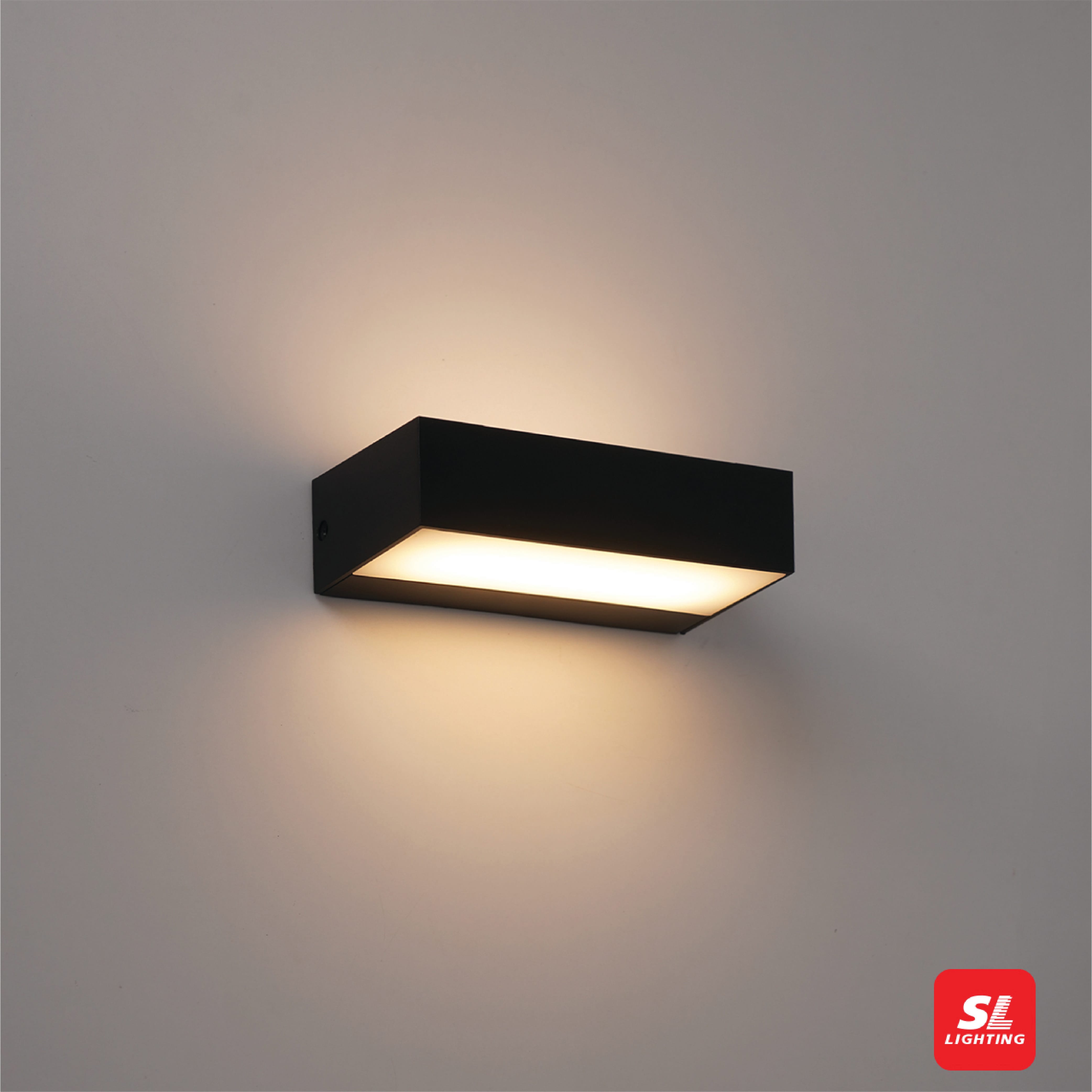ไฟผนังภายนอก LED SL LIGHTING TER-RE 9 วัตต์ WARM WHITE/COOL WHITE/DAY LIGHT สีดำ_7