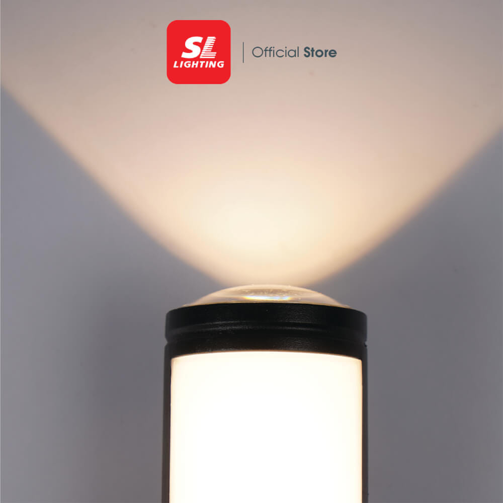 ไฟผนังภายนอก LED SL LIGHTING TER2-HG 12 วัตต์ WARM WHITE สีดำ