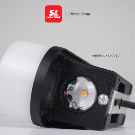 ไฟผนังภายนอก LED SL LIGHTING TER2-CS 7 วัตต์ WARM WHITE สีดำ_3