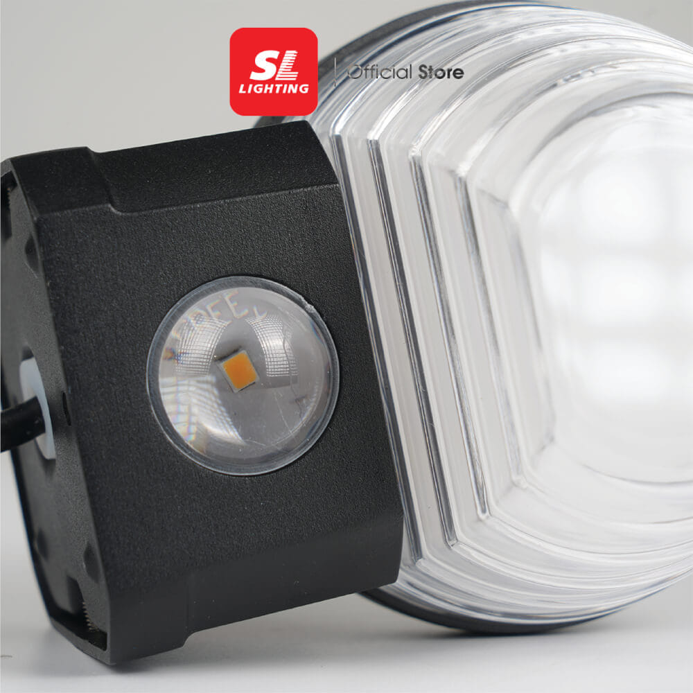 ไฟผนังภายนอก LED SL LIGHTING TER2-PC 12 วัตต์ WARM WHITE สีดำ