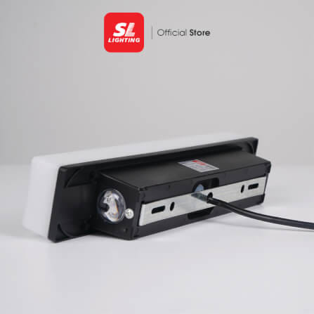 ไฟผนังภายนอก LED SL LIGHTING TER2-SQ 10 วัตต์ WARM WHITE สีดำ_4