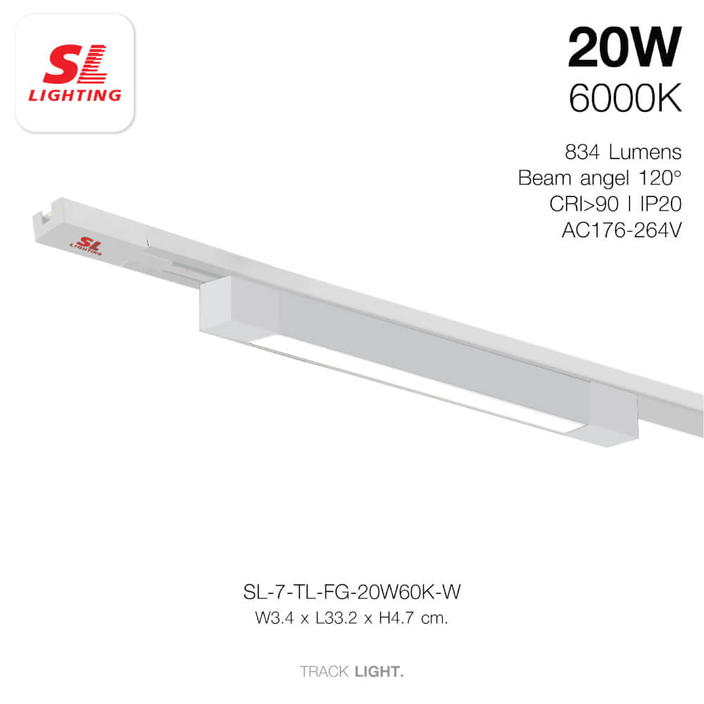 แทรคไลท์ LED SL LIGHTING TL-FG 20 วัตต์ DAY LIGHT สีขาว