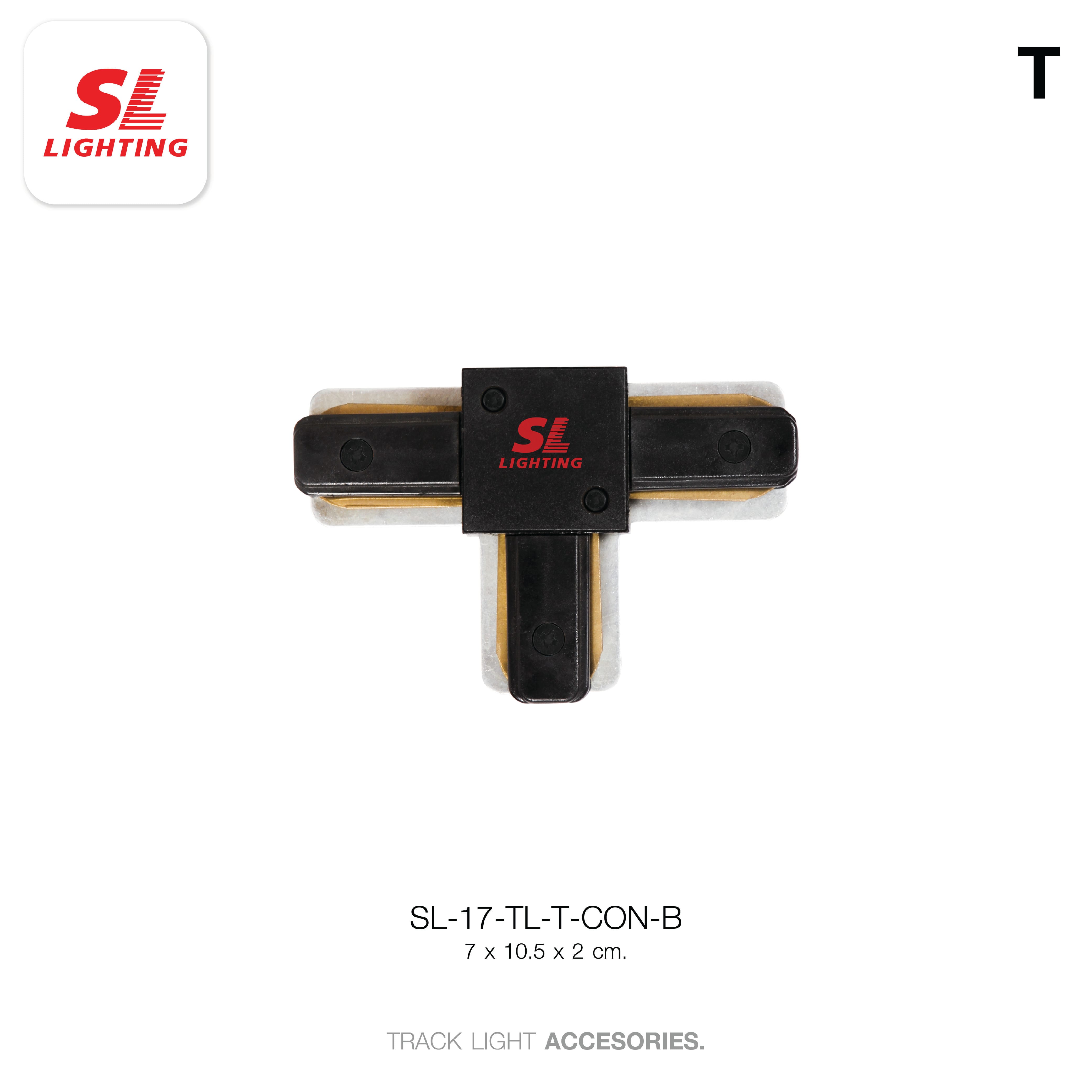 ข้อต่อรางไฟแทรคไลท์ SL LIGHTING TL-T 3 ทาง สีดำ_4
