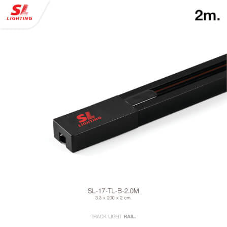 รางไฟแทรกไลท์ SL LIGHTING 2 ม. สีดำ_5