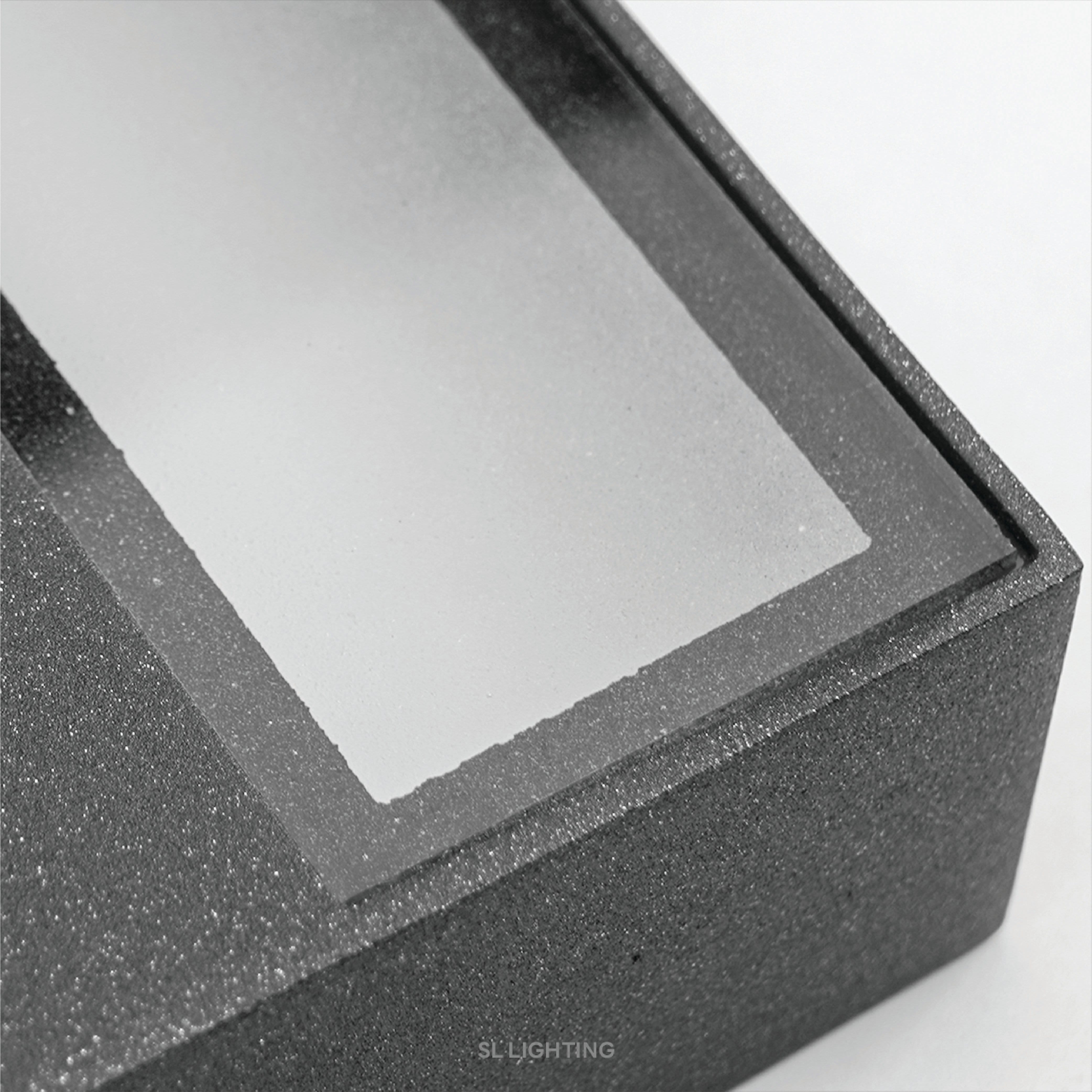 ไฟผนังภายนอก LED SL LIGHTING VELORA 12 วัตต์ ส่อง 1 ทาง WARM WHITE สีดำ