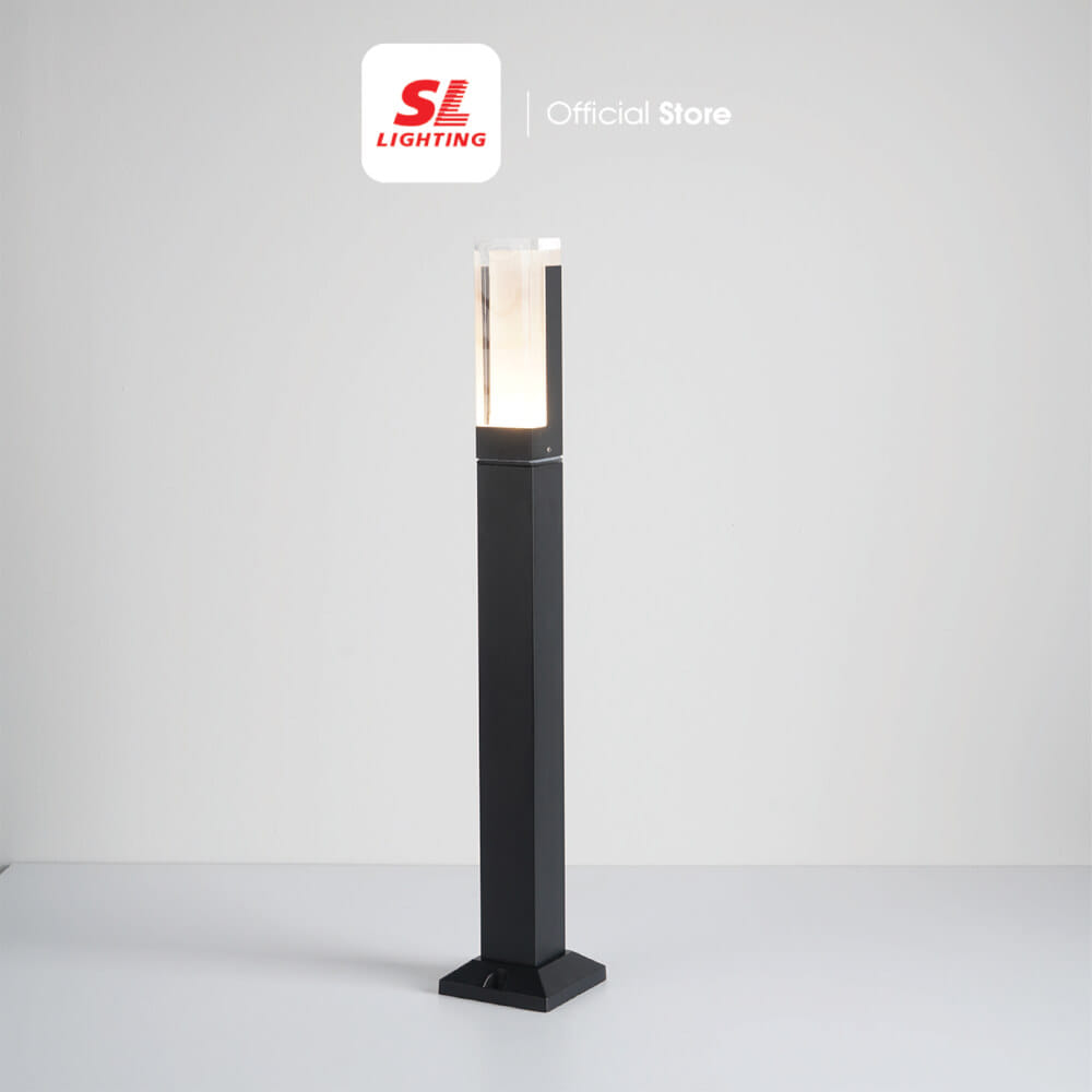 ไฟทางเดิน LED SL LIGHTING YUPIN 7 วัตต์ WARM WHITE สีดำ