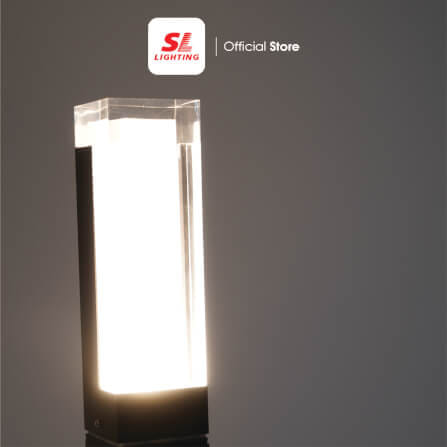 ไฟทางเดิน LED SL LIGHTING YUPIN 7 วัตต์ WARM WHITE สีดำ_1