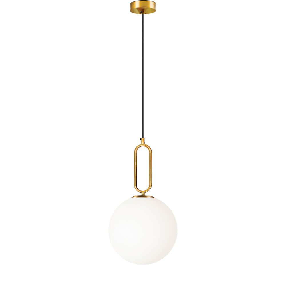 ไฟช่อ สไตล์ GLAMOROUS SL LIGHTING รุ่น GLAM-P1201/250 E27 สีขาว/ทอง 1 หัว