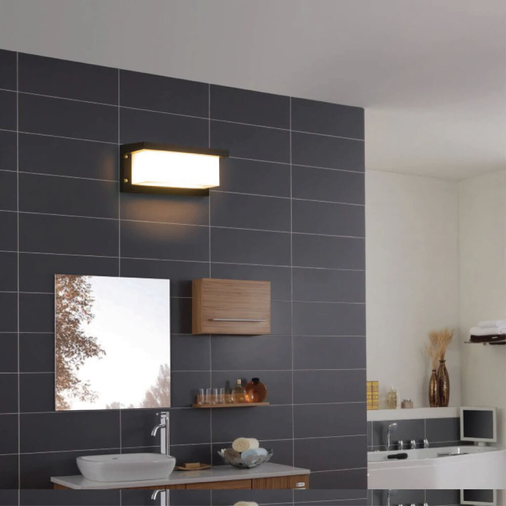 ไฟผนังภายนอก SL LIGHTING 1011W/BK สีดำ E27