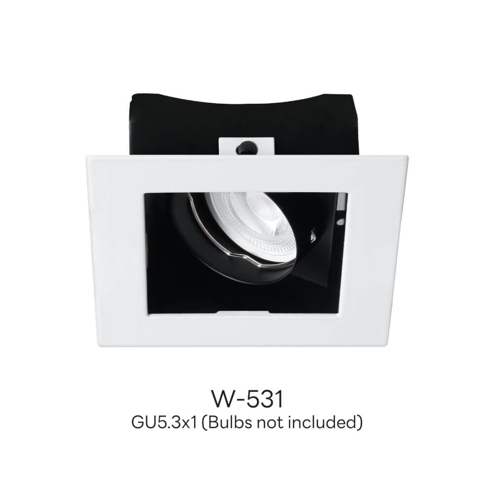 ดาวน์ไลท์ SL LIGHTING 531 ทรงสี่เหลี่ยม สีขาว