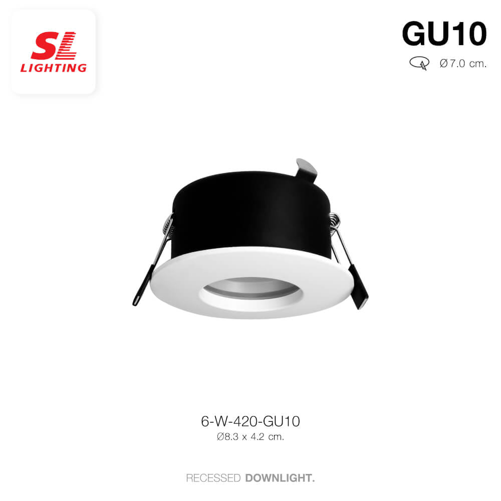 ดาวน์ไลท์ SL LIGHTING 420 ทรงกลม สีขาว