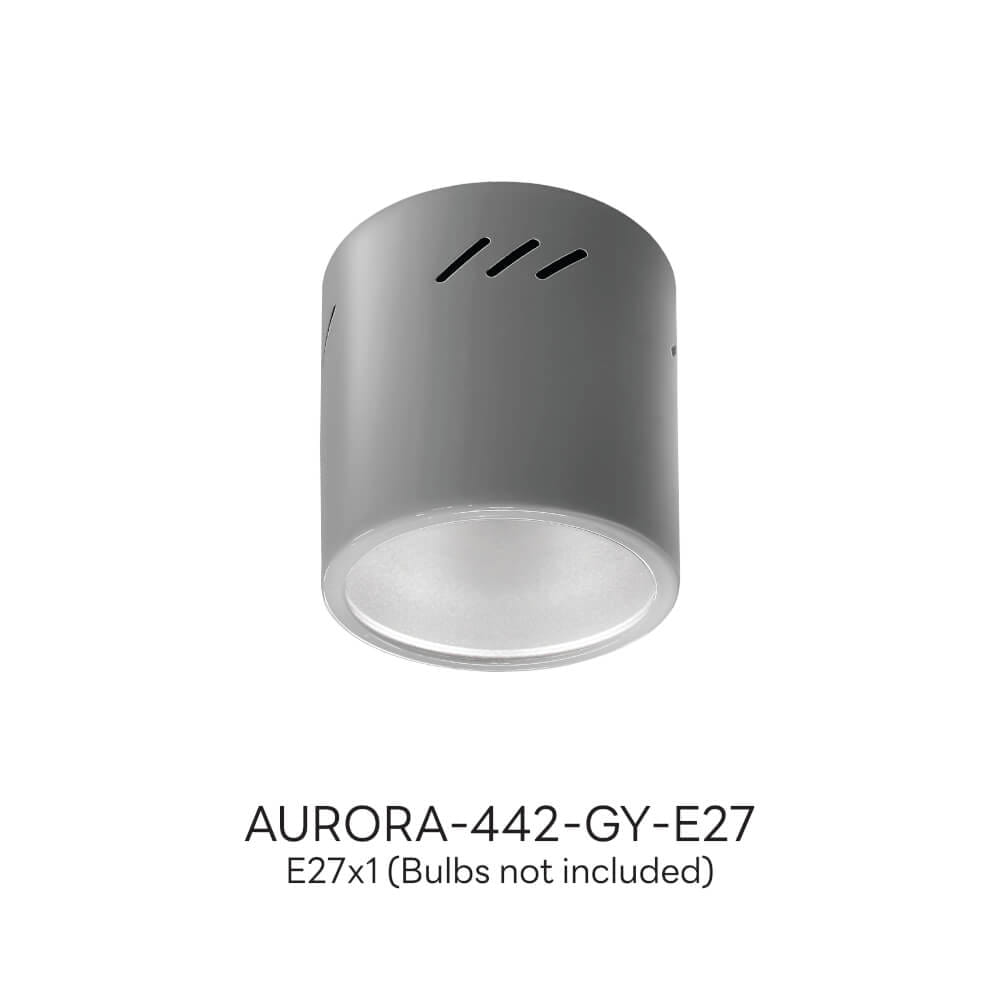 ดาวน์ไลท์ SL LIGHTING AURORA กลม E27 สีเทา