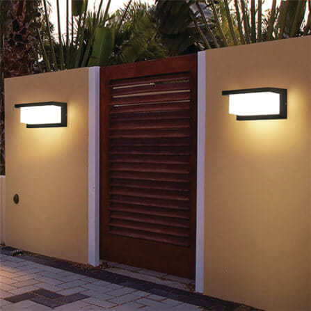 ไฟผนังภายนอก SL LIGHTING 1011W/BK สีดำ E27_1
