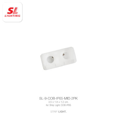อุปกรณ์ตัวต่อกลางทางสำหรับไฟเส้น LED SL LIGHTING COB 220V แพ็ก 2 ชิ้น_1