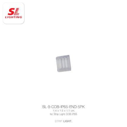 อุปกรณ์ปิดท้ายสำหรับไฟเส้น LED SL LIGHTING COB 220V แพ็ก 5 ชิ้น_1