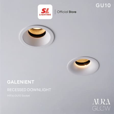 ดาวน์ไลท์ SL LIGHTING GALENIENT MR16 GU10 ทรงกลม สีขาว (หน้ามน)_1