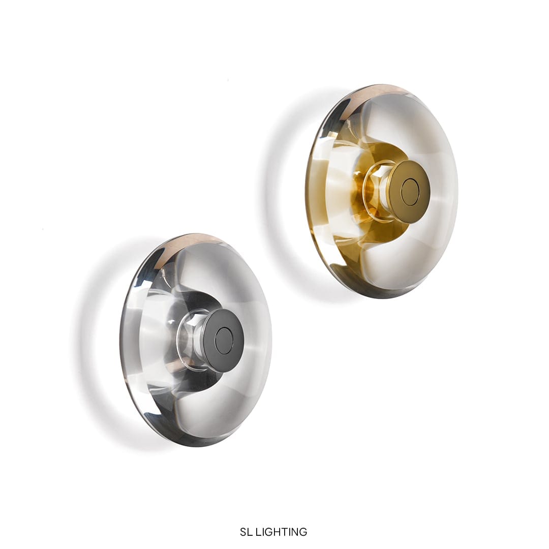 โคมไฟติดผนัง LED SL LIGHTING DIAL 8 วัตต์ WARM WHITE สีทอง_1