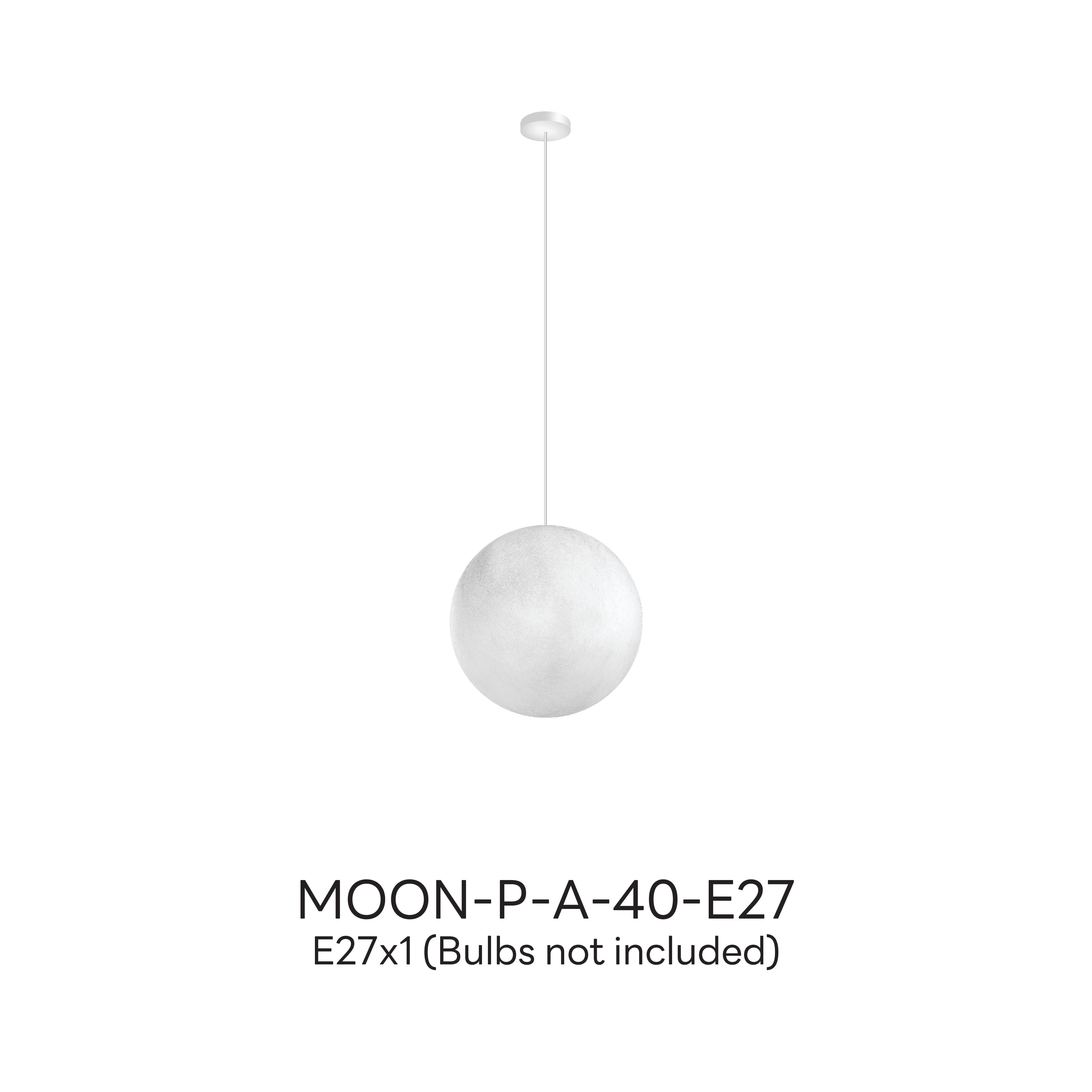 ไฟช่อ SL LIGHTING รุ่น MOON ขนาด 40 ซม. E27 สีขาว 1 หัว_3