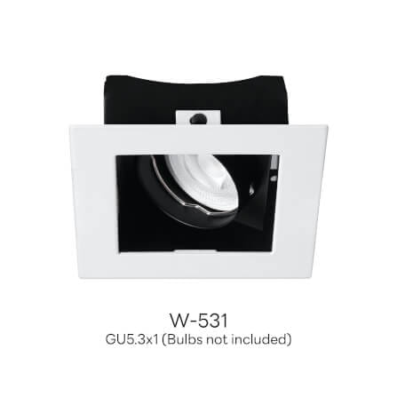 ดาวน์ไลท์ SL LIGHTING 531 ทรงสี่เหลี่ยม สีขาว_3