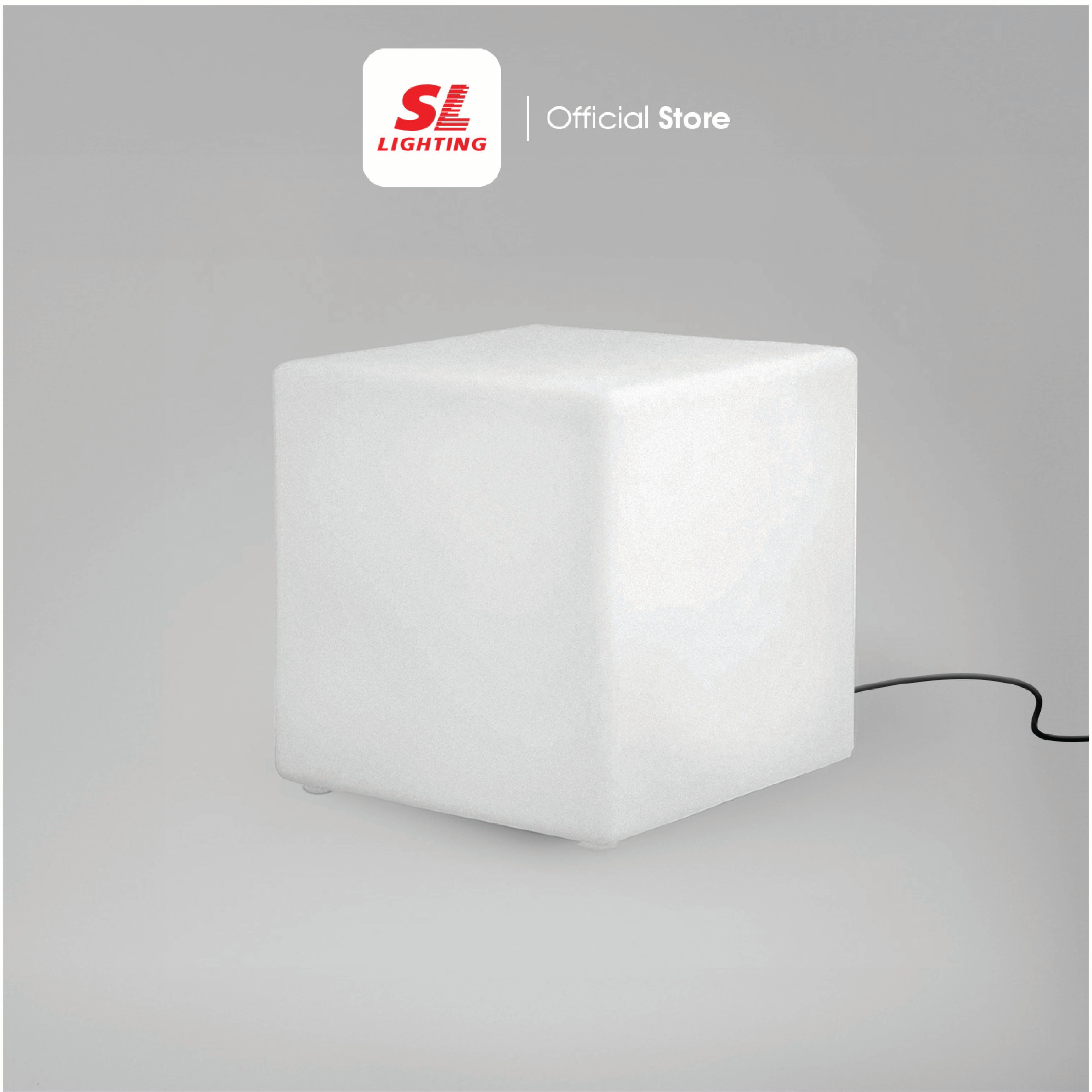 ไฟแต่งสวน SL LIGHTING CUBO 40 ซม. สี่เหลี่ยม E27_3