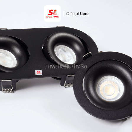 ดาวน์ไลท์ SL LIGHTING 588-1 สีดำ กลม_4