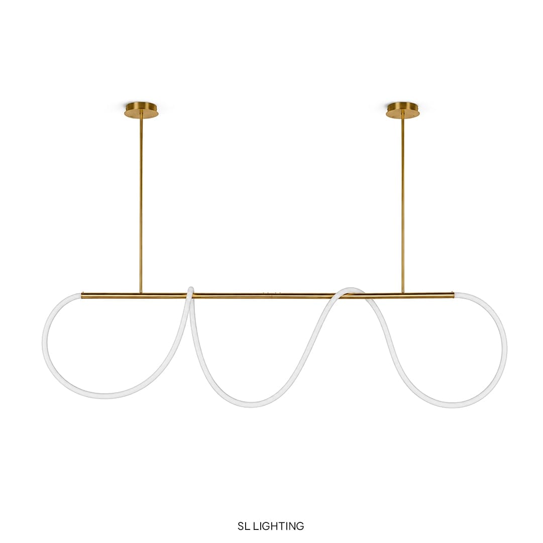 ไฟห้อยเดี่ยว LED SL LIGHTING รุ่น IVY 35 วัตต์ WARM WHITE สีดำ_5