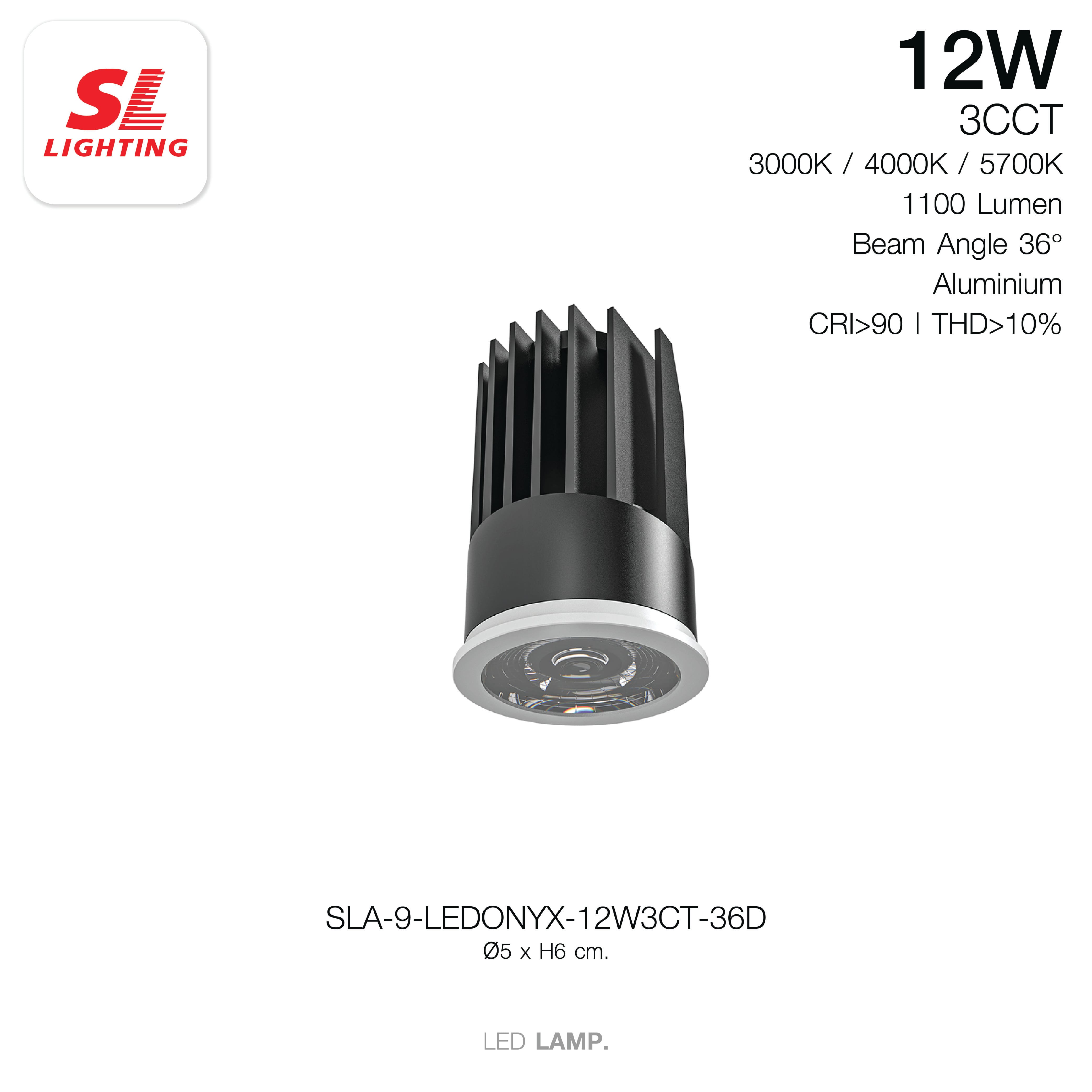 หลอด LED SL LIGHTING LEDONYX MR16 36D 12 วัตต์ 3CCT_6
