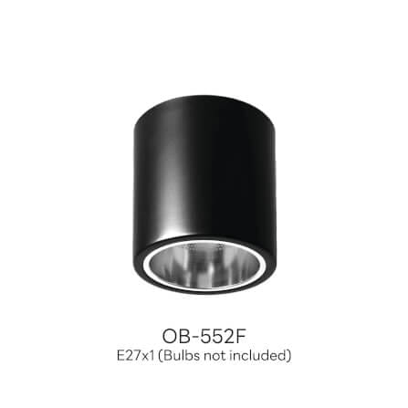 ดาวน์ไลท์ SL LIGHTING 552F กลม E27 สีดำ_2