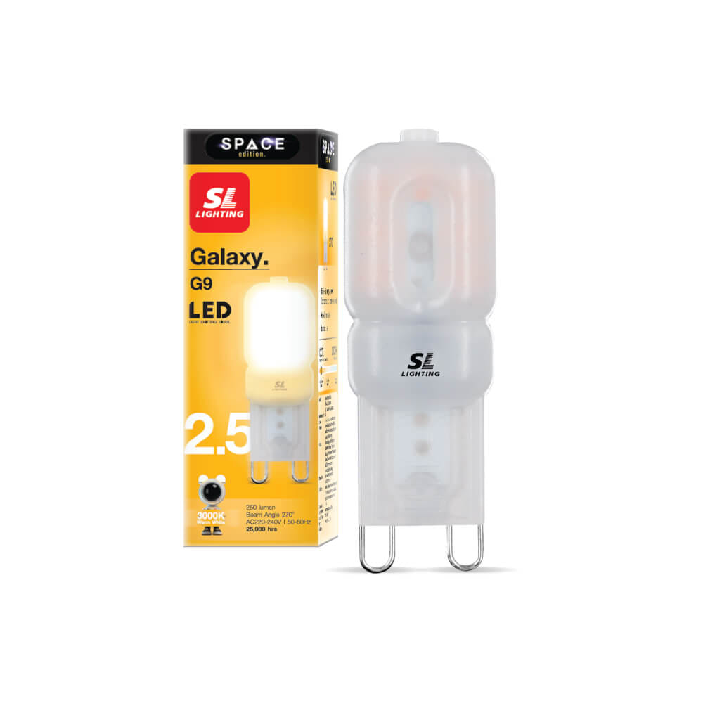 หลอด LED SL LIGHTING GALAXY G9 2.5 วัตต์ WARM WHITE_6