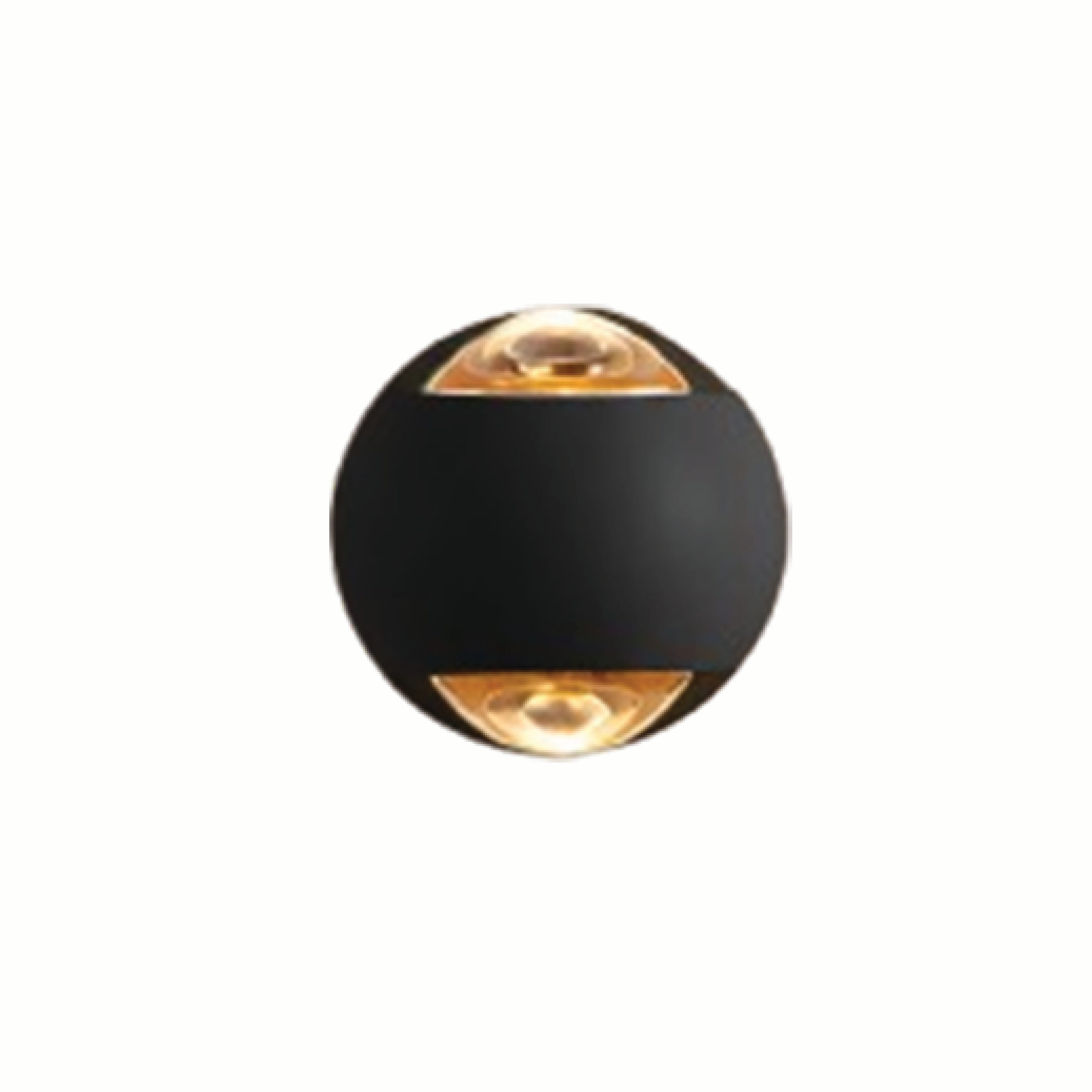 โคมไฟติดผนัง LED SL LIGHTING BOLA 6 วัตต์ WARM WHITE สีดำ_0