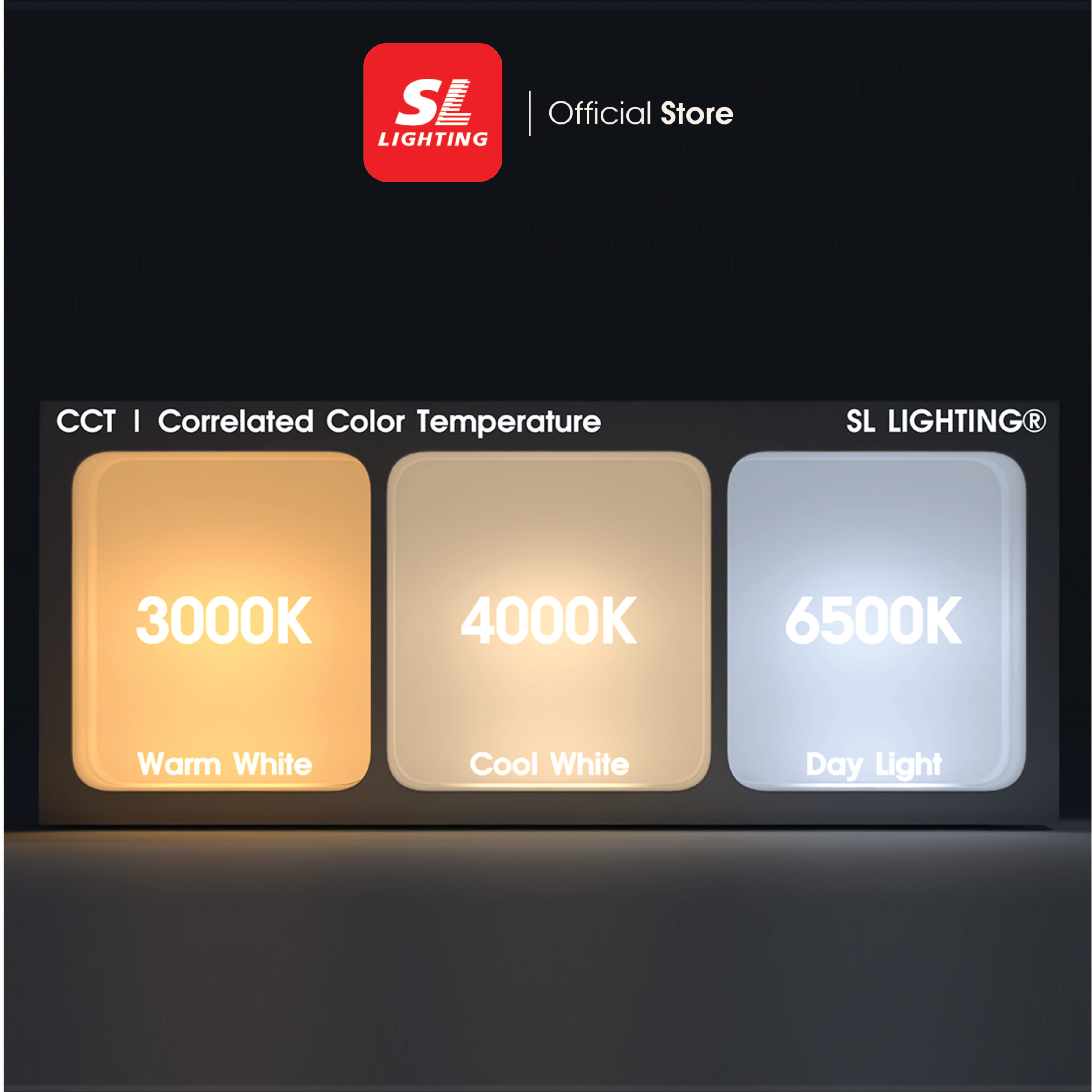 ดาวน์ไลท์ LED SL LIGHTING SATURN กลม 9 วัตต์ PURE WHITE สีขาว_2