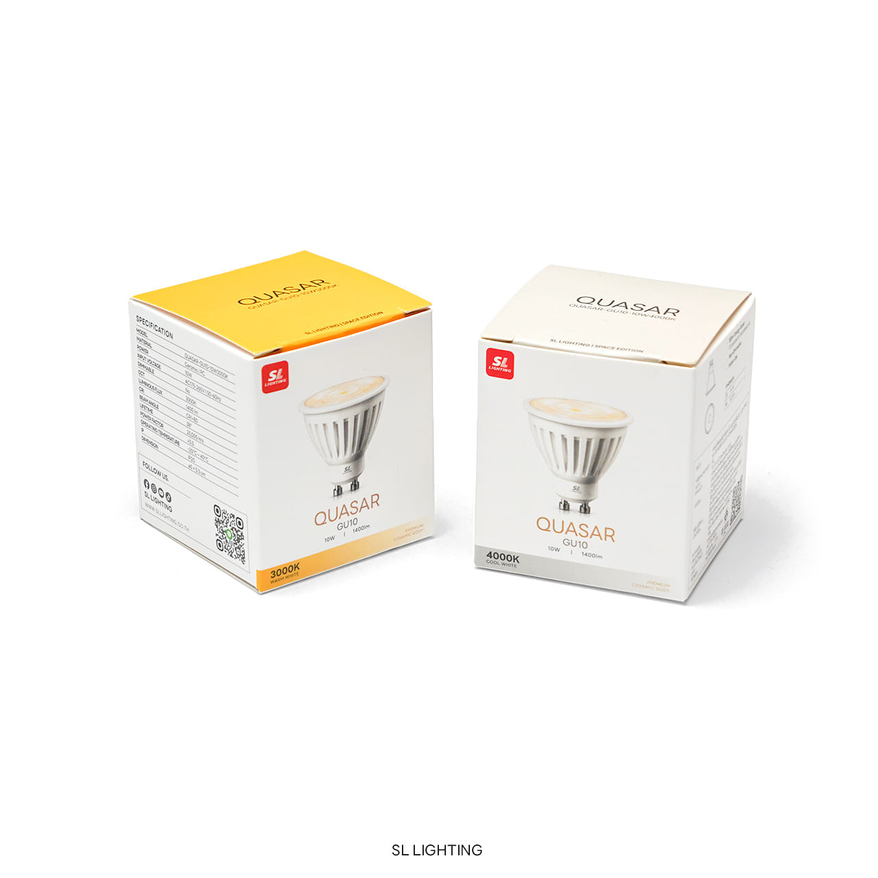 หลอด LED SL LIGHTING MR16 220V 10 วัตต์ WARM WHITE GU10_3