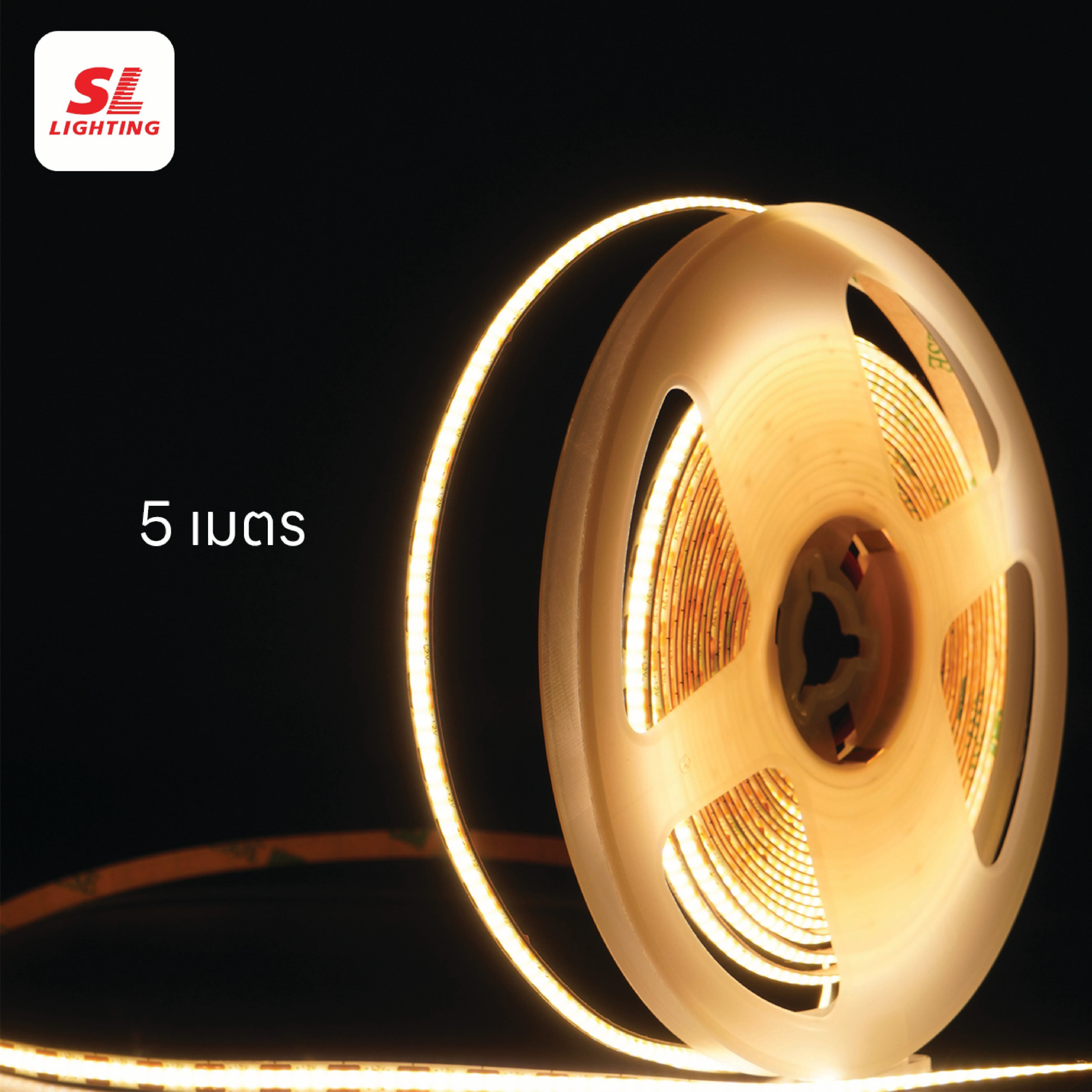 ไฟเส้น LED SL LIGHTING COB 12V 10 วัตต์ 5 เมตร WARM WHITE_4