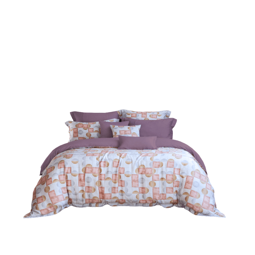 ชุดผ้าปูที่นอน 6 ฟุต 5 ชิ้น AKEMI รุ่น ARDENT PRINTS 9557108249943 สี ARTHA (ไม่รวมผ้านวม)_0