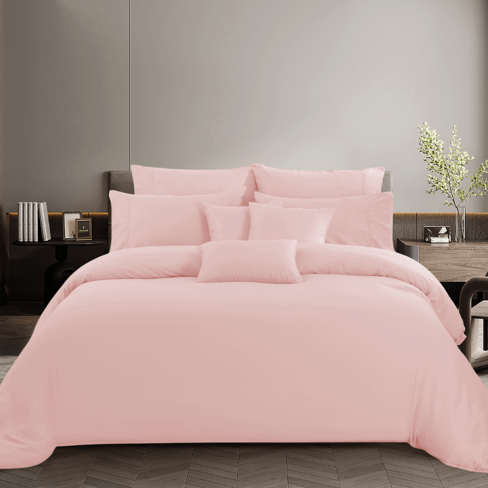 ปลอกผ้านวม คิงไซซ์ AKEMI รุ่น Colour Radiant 9557108579248 ขนาด 257 x 229 ซม. สี Ballet Pink